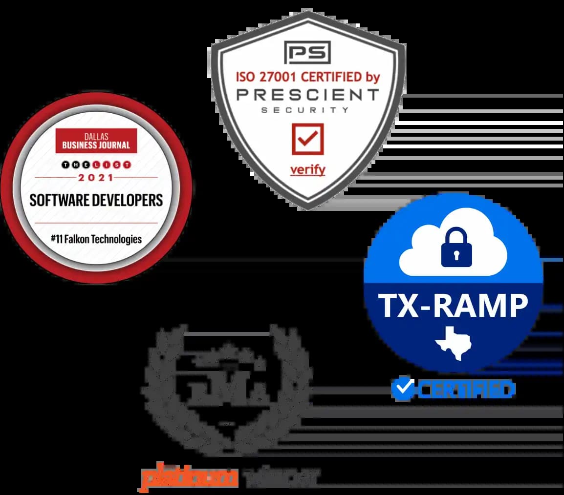 Collection of 4 certifications