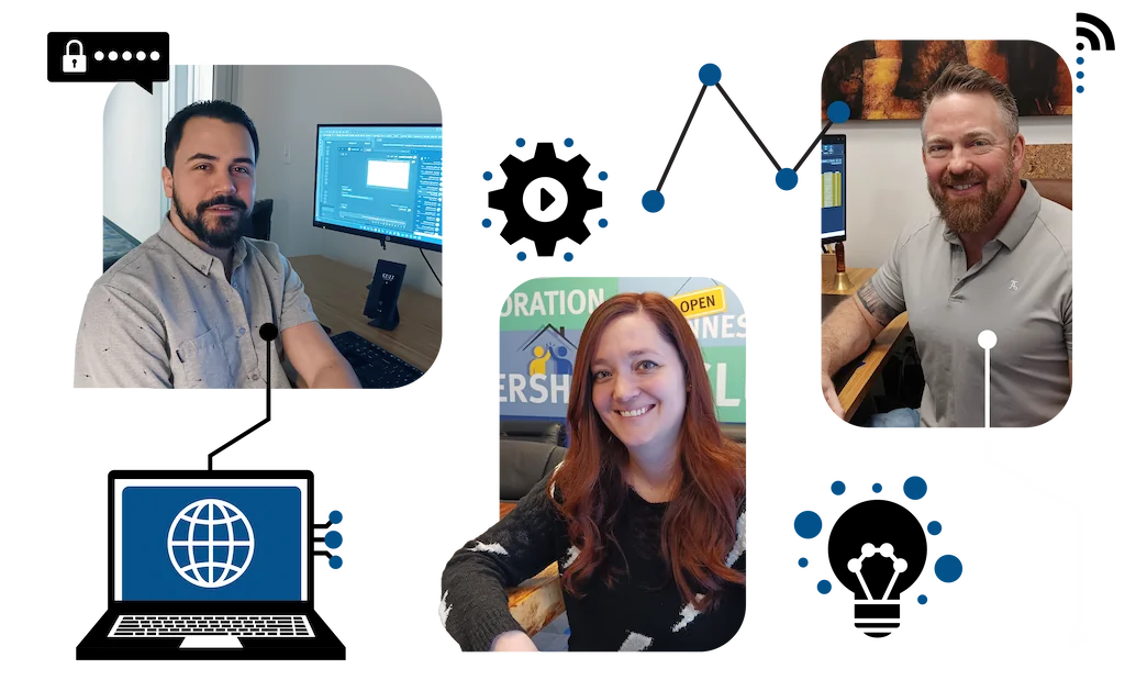 falkon graphic showing team members